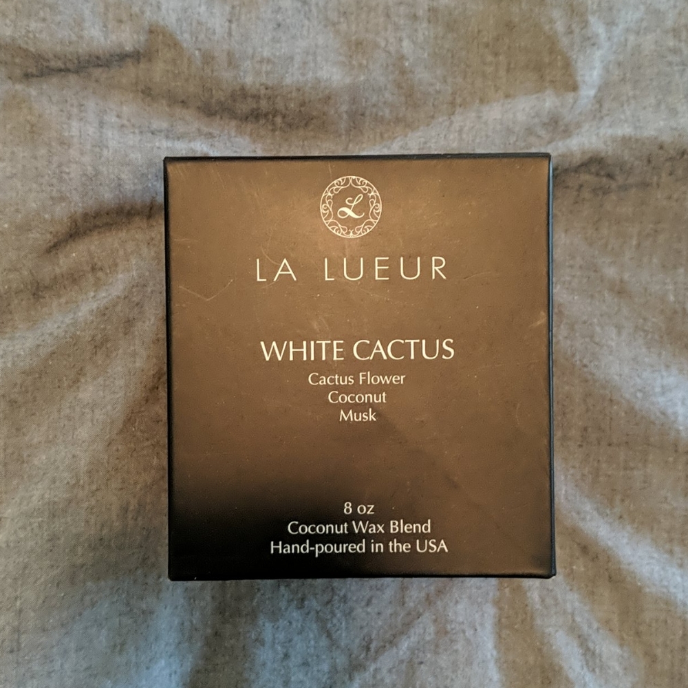 La Lueur White Cactus Candle
